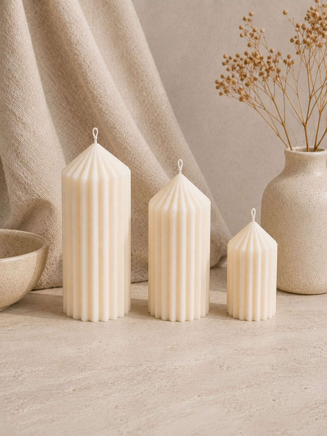 Cirios decorativos artesanales - Imagen 7